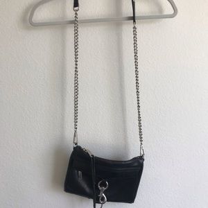 Black Rebecca minkoff mini Mac